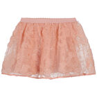 Girls Pink Tulle Skirt, 4, hi-res
